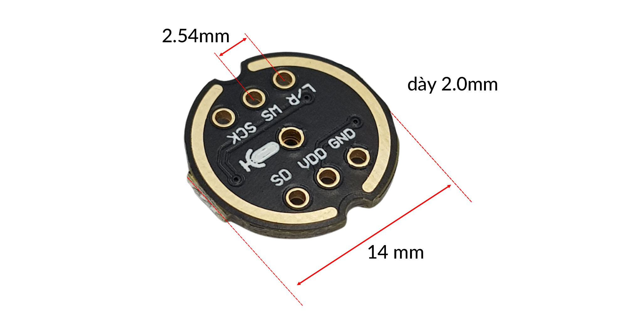 Micro I2S thu lệnh giọng nói